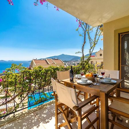 Azure Apartment With Sea View In Kalkan Bagian luar foto