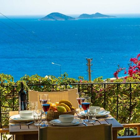 Azure Apartment With Sea View In Kalkan Bagian luar foto