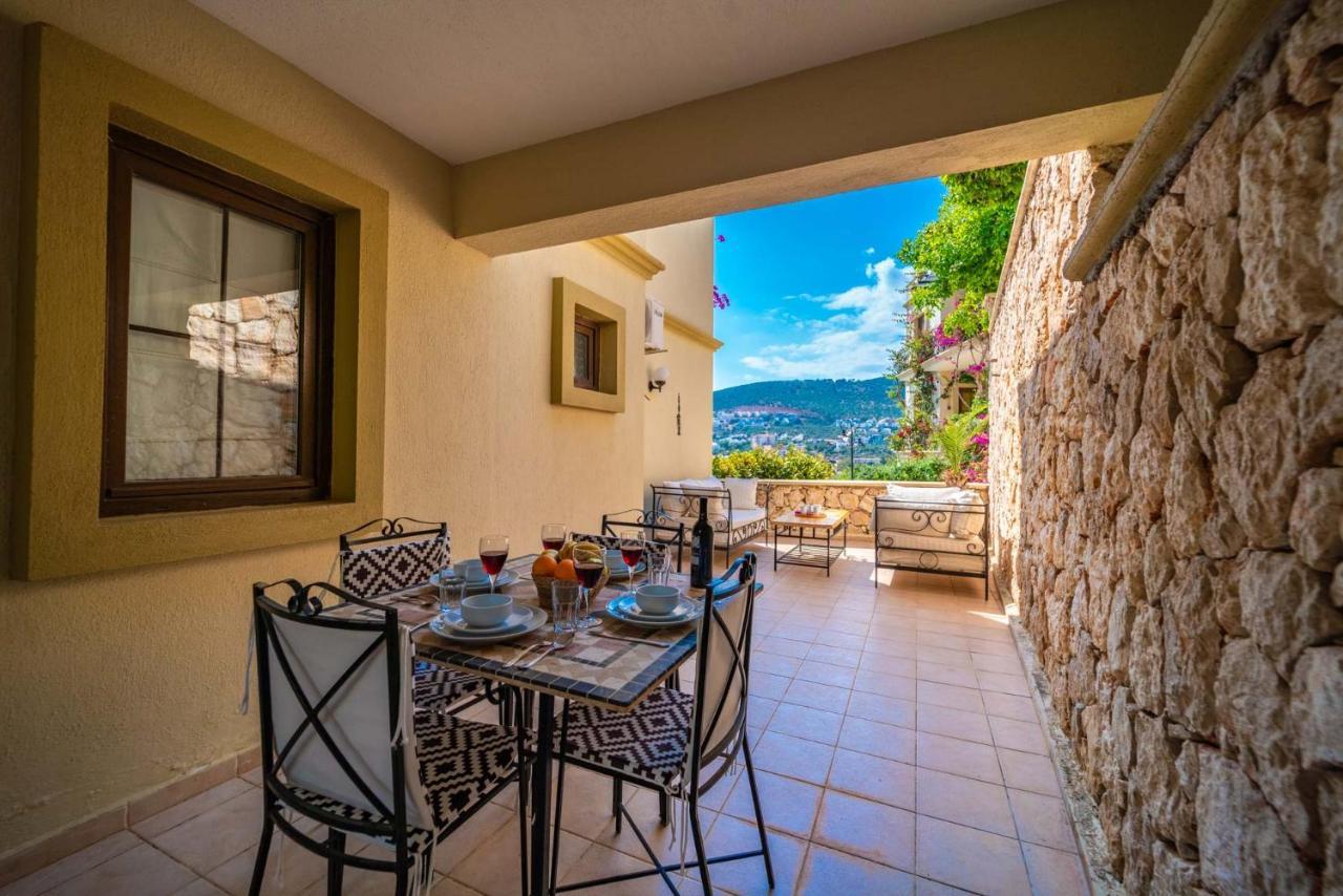 Azure Apartment With Sea View In Kalkan Bagian luar foto