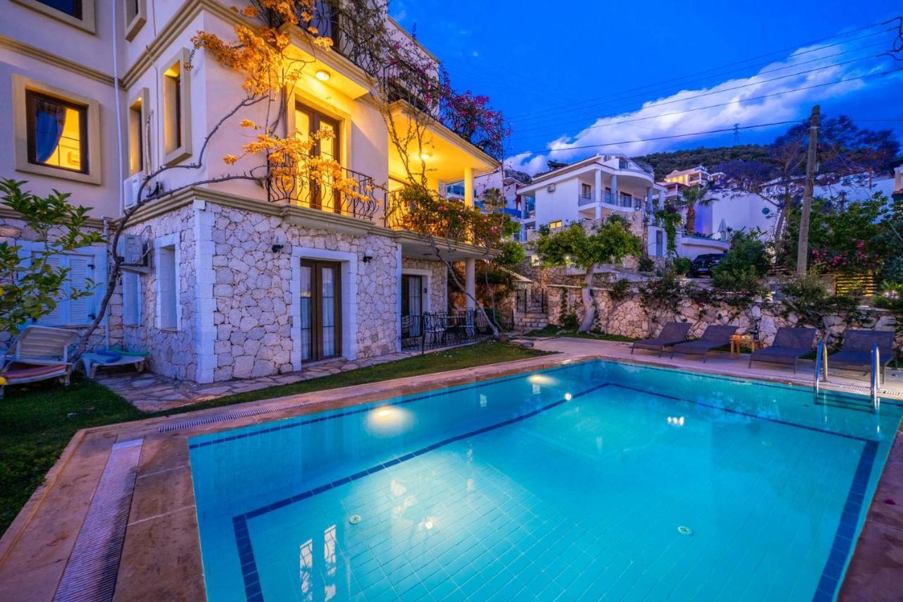 Azure Apartment With Sea View In Kalkan Bagian luar foto
