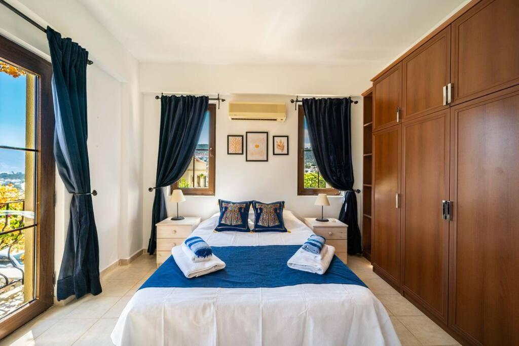 Azure Apartment With Sea View In Kalkan Bagian luar foto