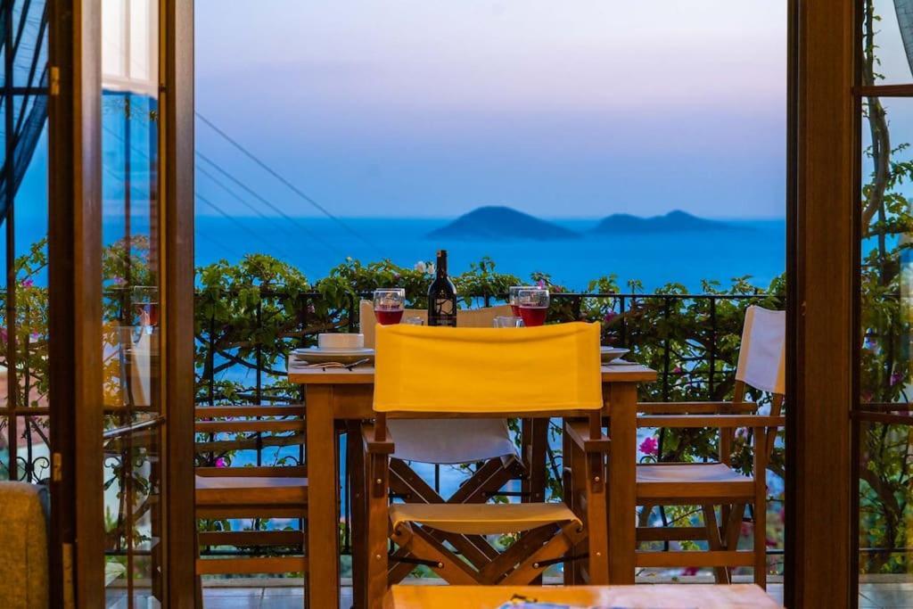 Azure Apartment With Sea View In Kalkan Bagian luar foto